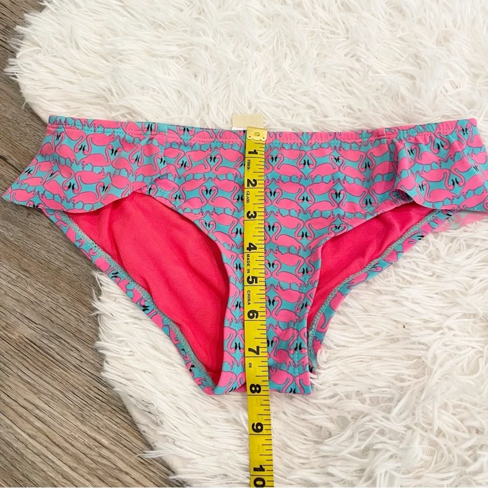 Urban Sea Bikini Bottom Flamingo Ruffle Small Swim